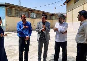 بازدید مسئولان از هنرستان هنرهای زیبای سیرجان
