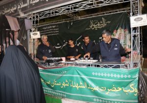 هم‌نوایی موکب‌داران میدان سیرجان با موکب‌داران کربلا