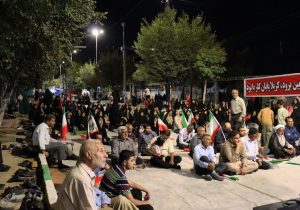 تداوم شب‌های ایستادگی مردم سیرجان در ایستگاه ۱۷۸